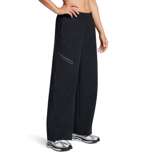 Buy Under Armour Black Unstoppable Woven Wide Trackpant Online