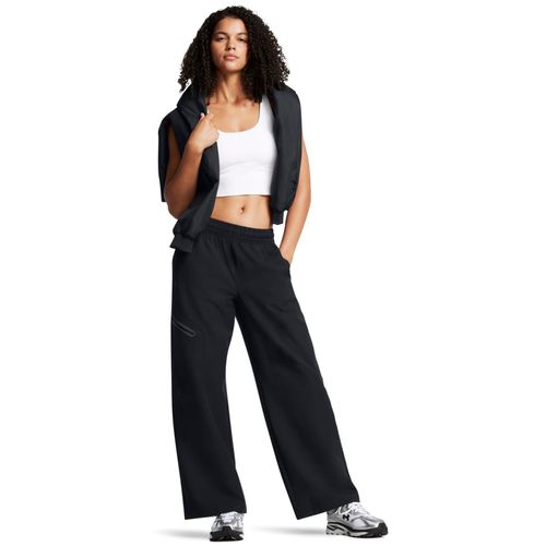 Buy Under Armour Black Unstoppable Woven Wide Trackpant Online