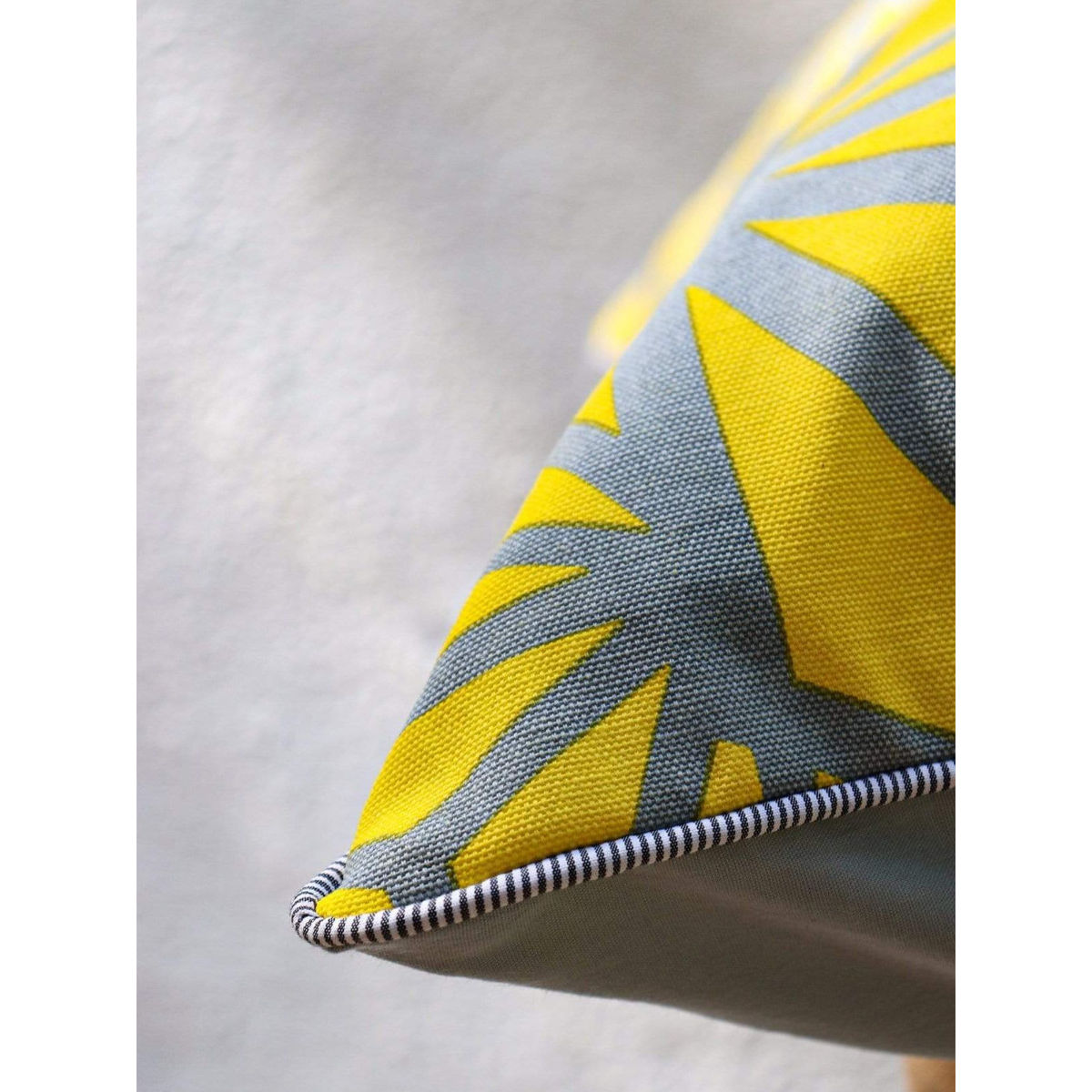 Freedom Tree Kiwach Yellow/ Grey Cushion Cover Buy Freedom Tree Kiwach