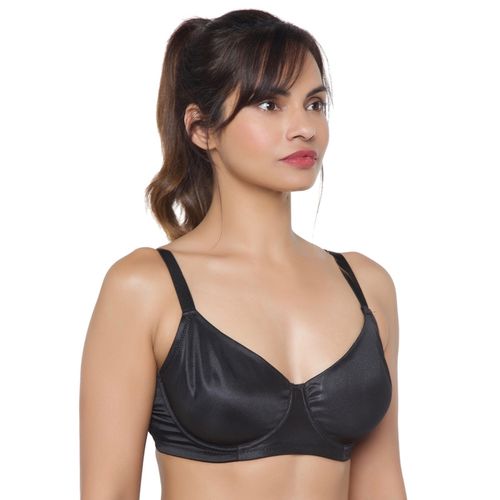 Buy Miorre Minimizer Non-wi Comfortable High Support Big Cup Bra - Black  (46C) Online