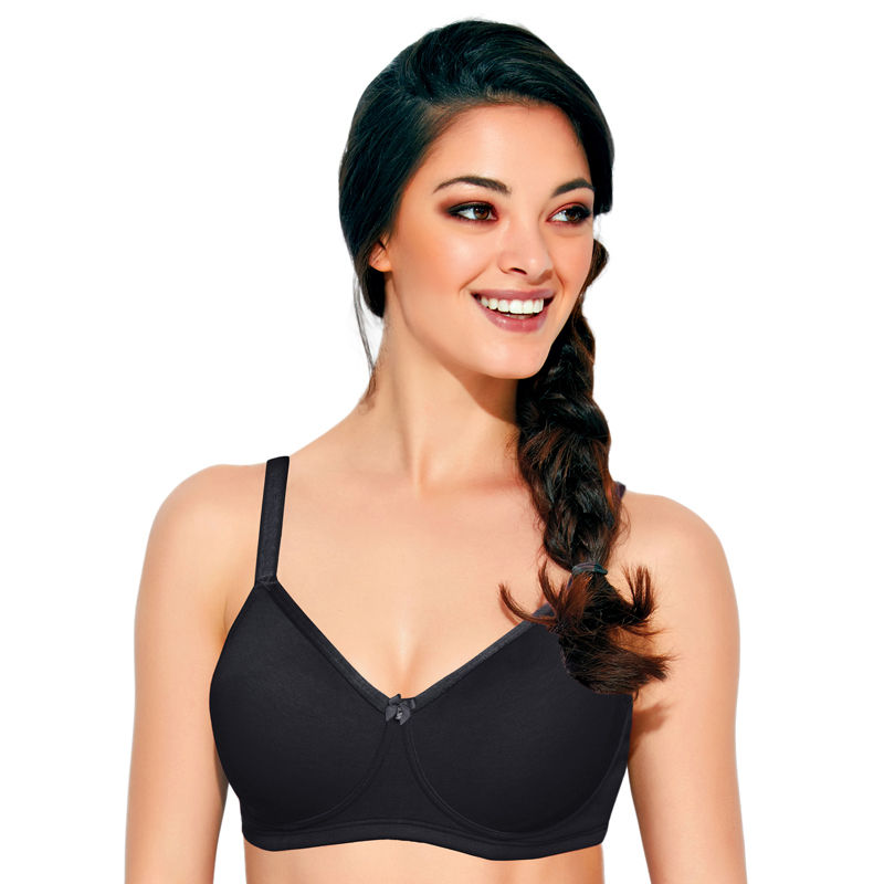 Enamor A042 Side Support Shaper Bra - Supima Cotton, Non-Padded & Wirefree  - Orchid Melange Reviews Online