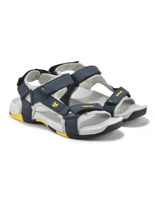 Buy WOODLAND Men Navy Blue Sandals Online
