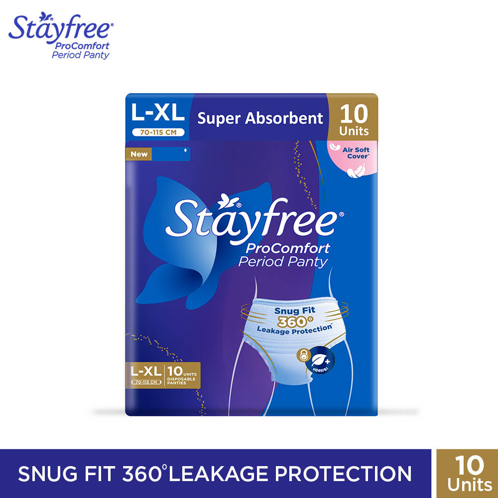 Stayfree Procomfort Period Panty L - Xl - Pack Of 10
