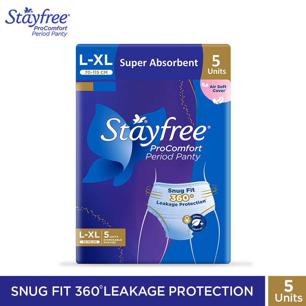 Stayfree Procomfort Period Panty L - Xl - Pack Of 5