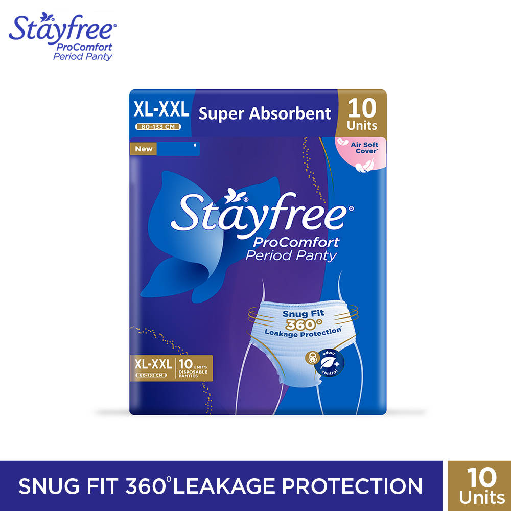 Stayfree Procomfort Period Panty XL - XXL - Pack Of 10