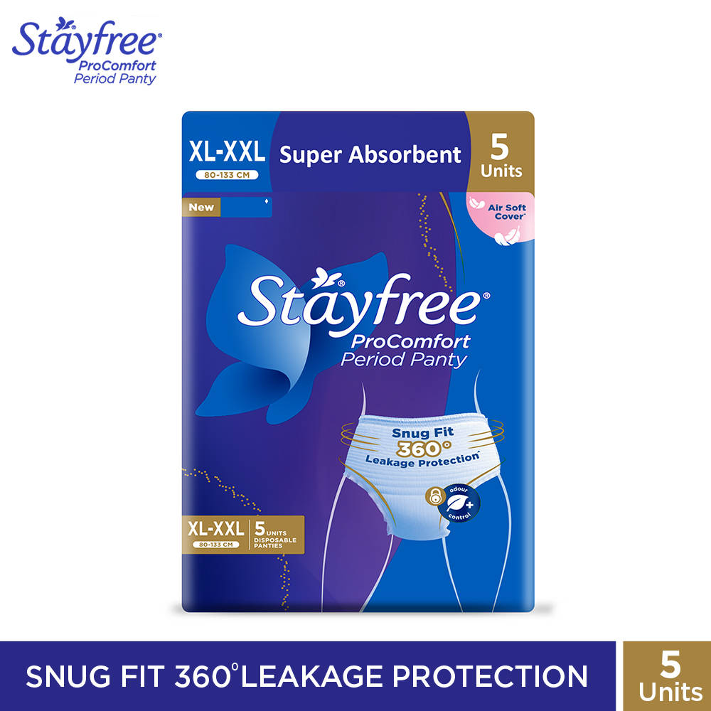 Stayfree Procomfort Period Panty XL - XXL - Pack Of 5