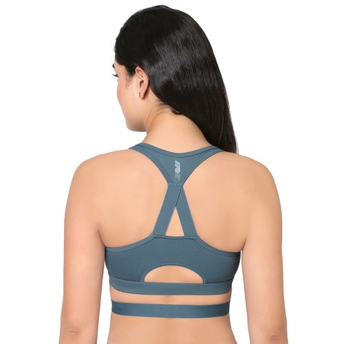 Buy Wacoal Sports Lover Non-padded Wired Full Coverage Sports Bra Green  online