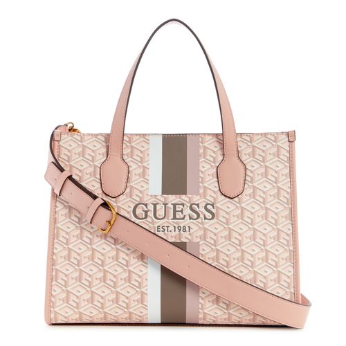 Guess Pink Silvana 2 Compartment Mini Tote Bag: Buy Guess Pink Silvana 2  Compartment Mini Tote Bag Online at Best Price in India