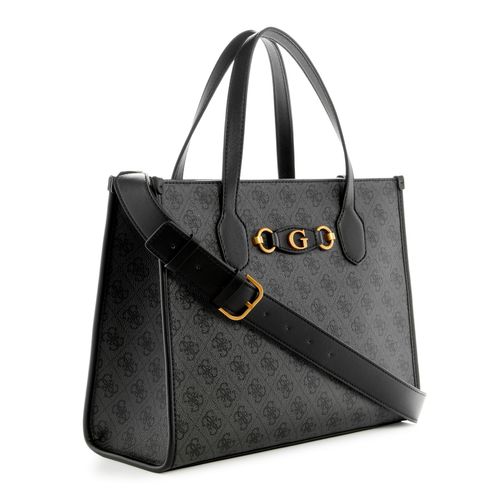 Buy Guess Black Izzy Compartment Tote Bag Online