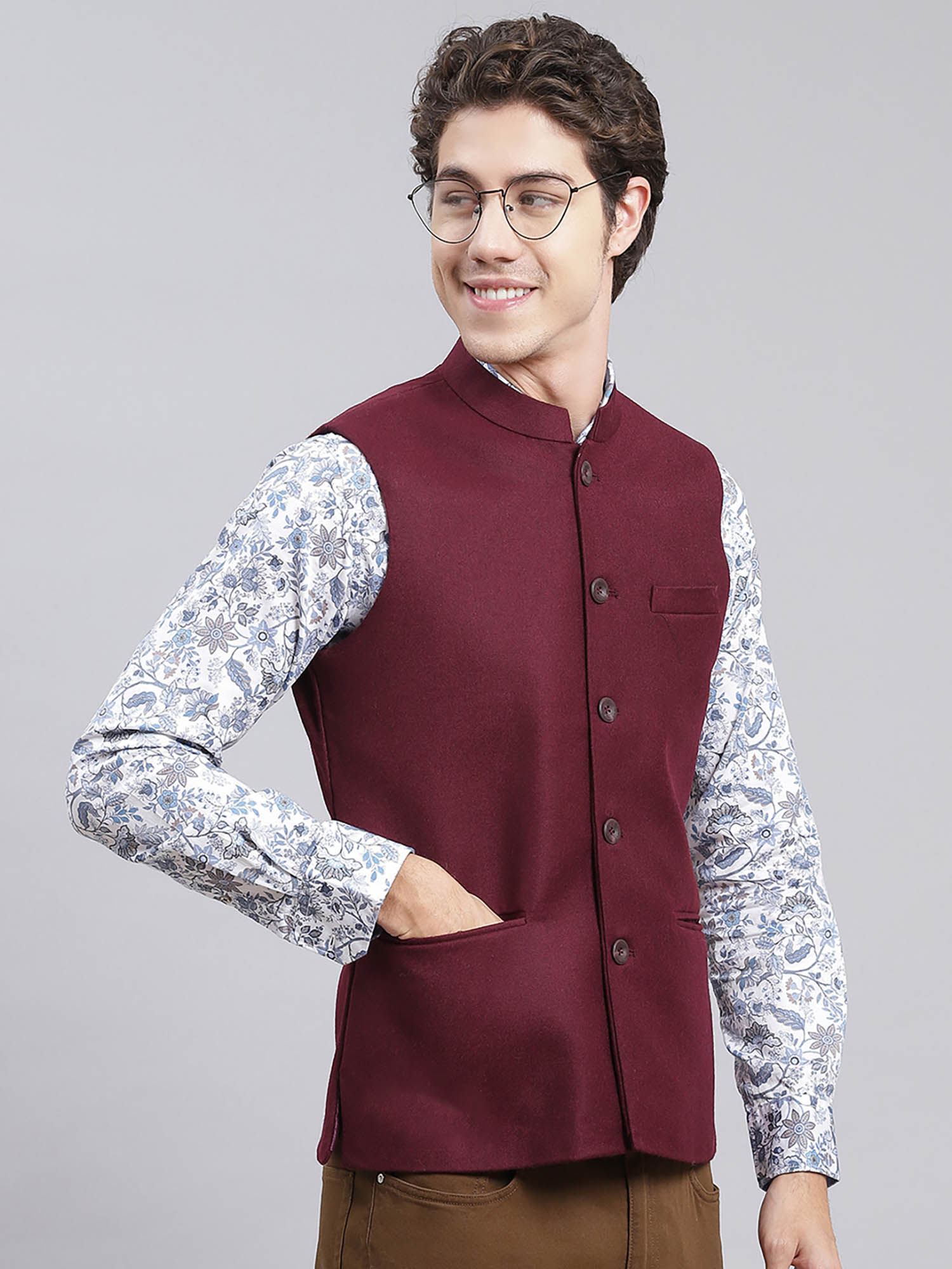 Monte carlo nehru outlet jacket