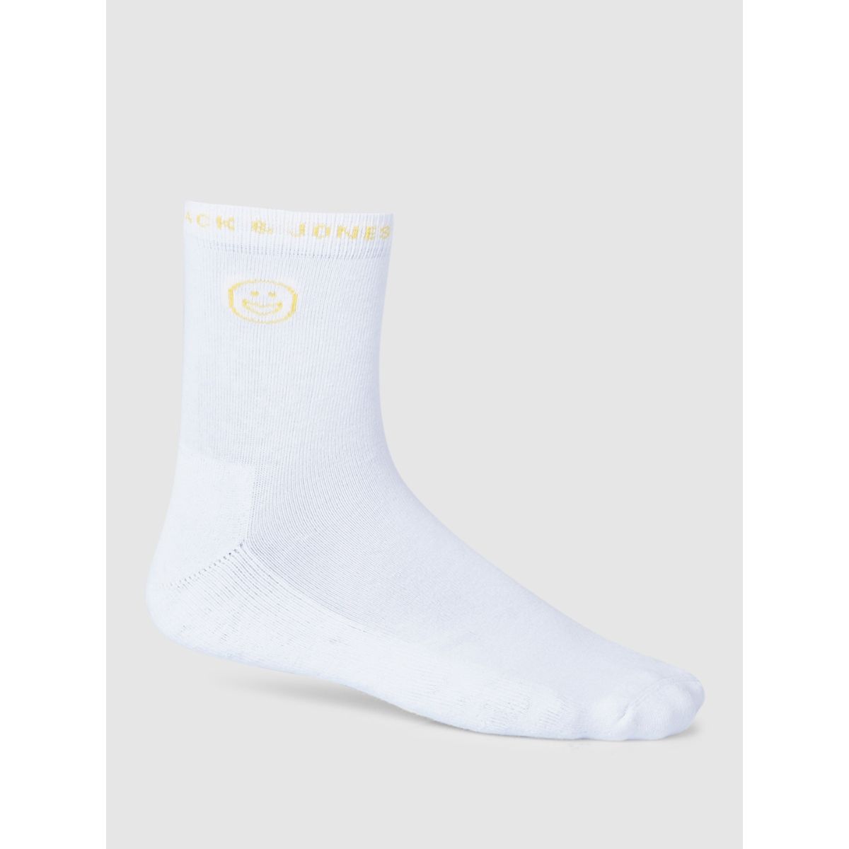 Jack & Jones Men Printed White Socks (Pack of 3) Buy Jack & Jones Men Printed White Socks (Pack