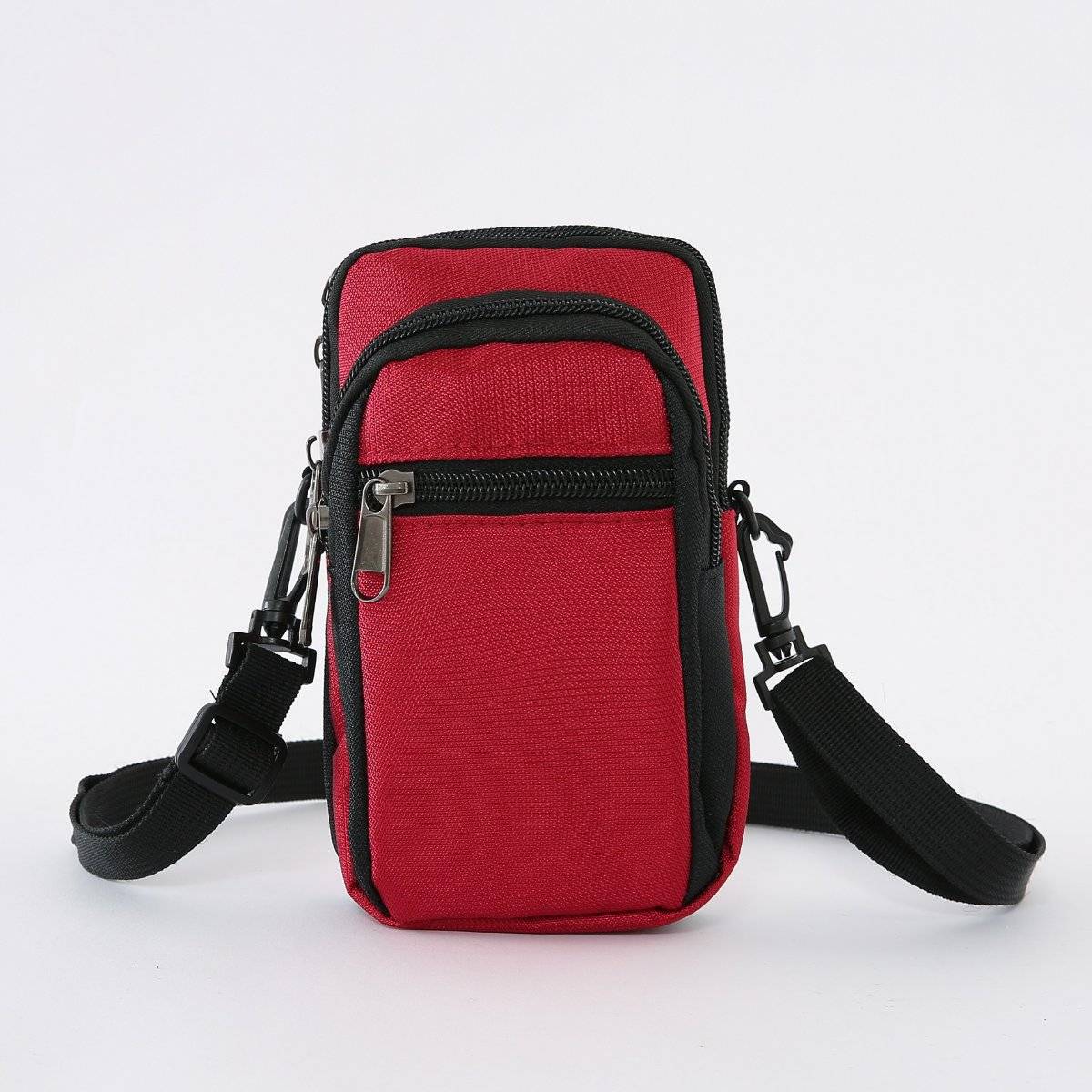 Kuber Industries Passport Holder For Men & Women Nylon Passport Pouch For Luggage (Red)