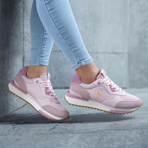 Buy POLO Women Cleo Light Pink Sneakers Online