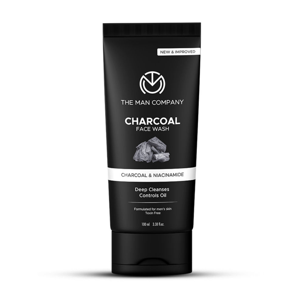 The Man Company Activated Charcoal Face Wash for Purifying Skin & Removes Excess Oil