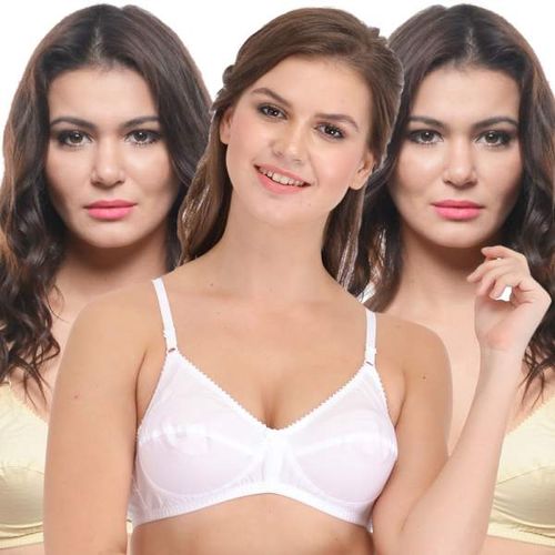 Buy online Skin,white Cotton Bra from lingerie for Women by Bodycare for  ₹560 at 0% off