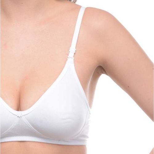 Buy Bodycare Seamless Cup Bra In Red-Skin-Wine Color (Pack of 3) Online