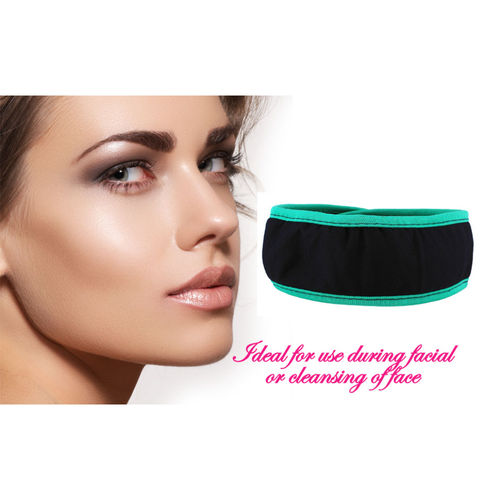 MAPPERZ VELCRO Hair Band Naylon Facial Spa Unisex Adjustable Elastic Headband Non Slip Stretchable Washable For Yoga Sport Bath Shower Towel Wrap Head Bands Makeup