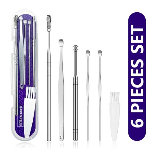 Boldfit Boldhealth Ear Cleaning Tools Kit Ear Wax Cleaner Earwax Remover