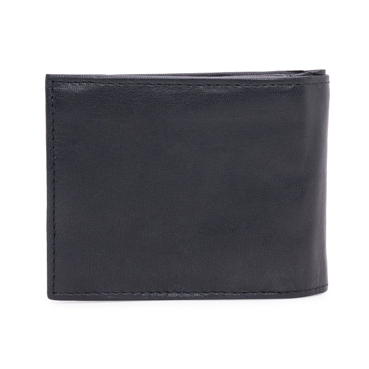 Red Tape Black Leather Two Fold Rfid Wallet: Buy Red Tape Black Leather ...