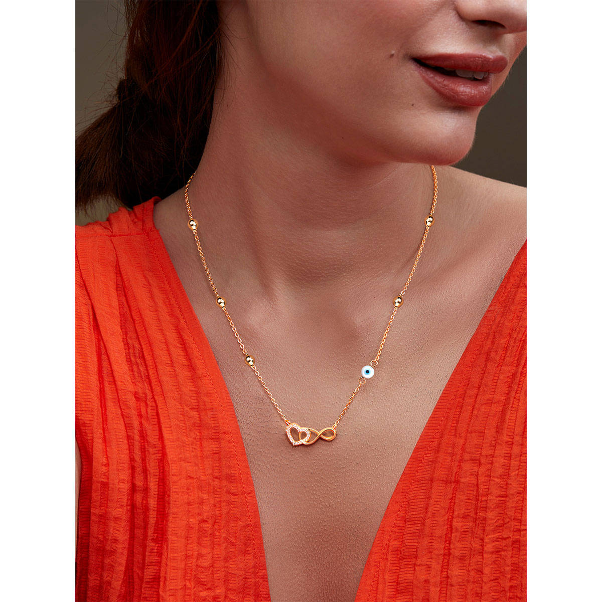 MINUTIAE Gold-Plated Pendant Necklace with Chain - Gold