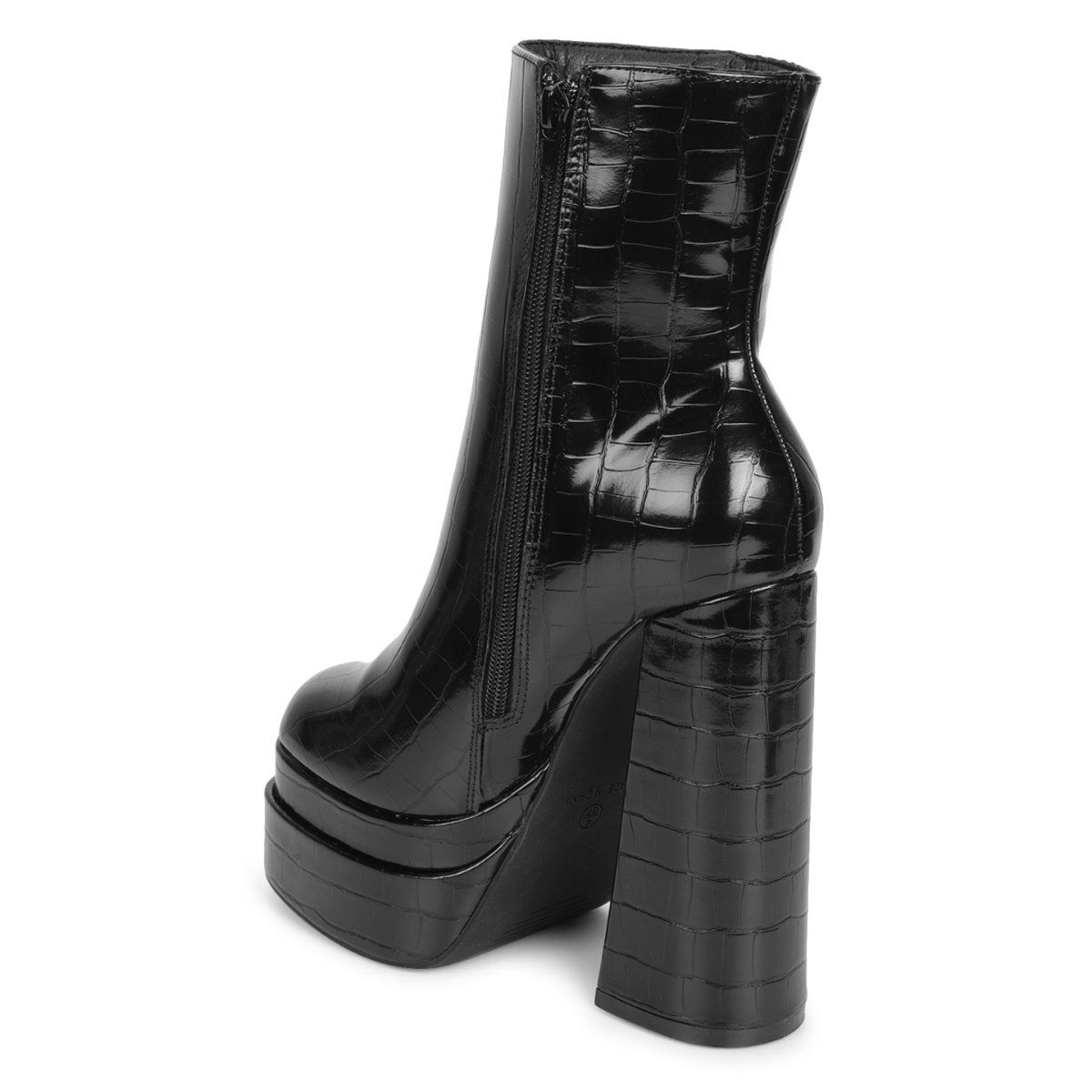 Buy Truffle Collection Black Animal Print Boots Online