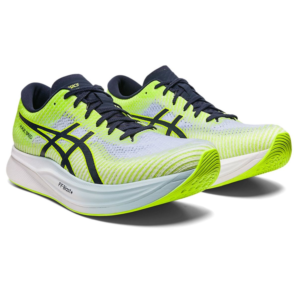 Buy ASICS Magic Speed 2 Green Mens Standard Width Running Shoes Online