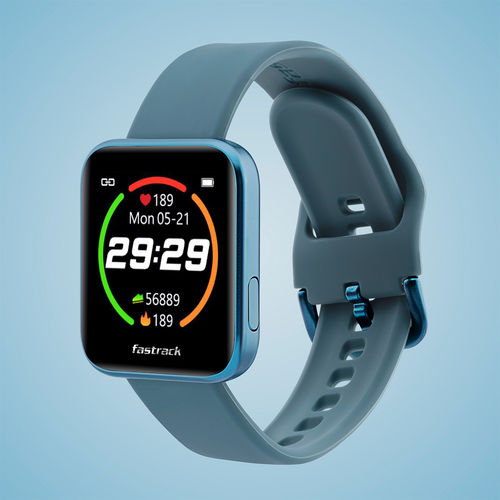 Fastrack Reflex Smart Watch With Silicone Blue Strap