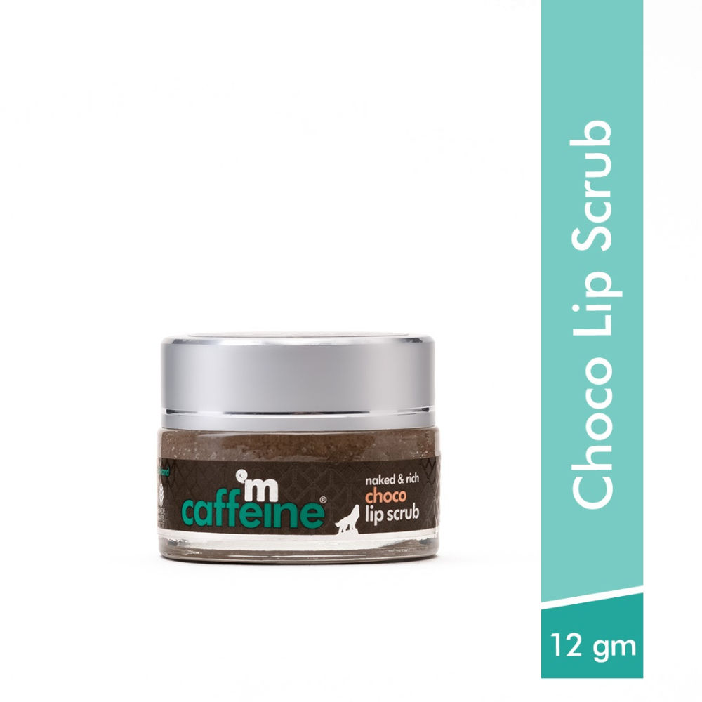 MCaffeine Choco Lip Scrub for Chapped & Sensitive Lips - 100% Vegan