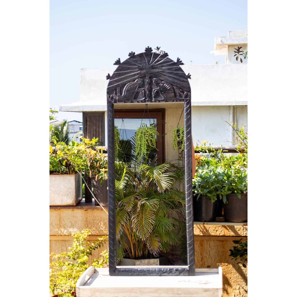 Freedom Tree Monki Palm Chargrey Mirror