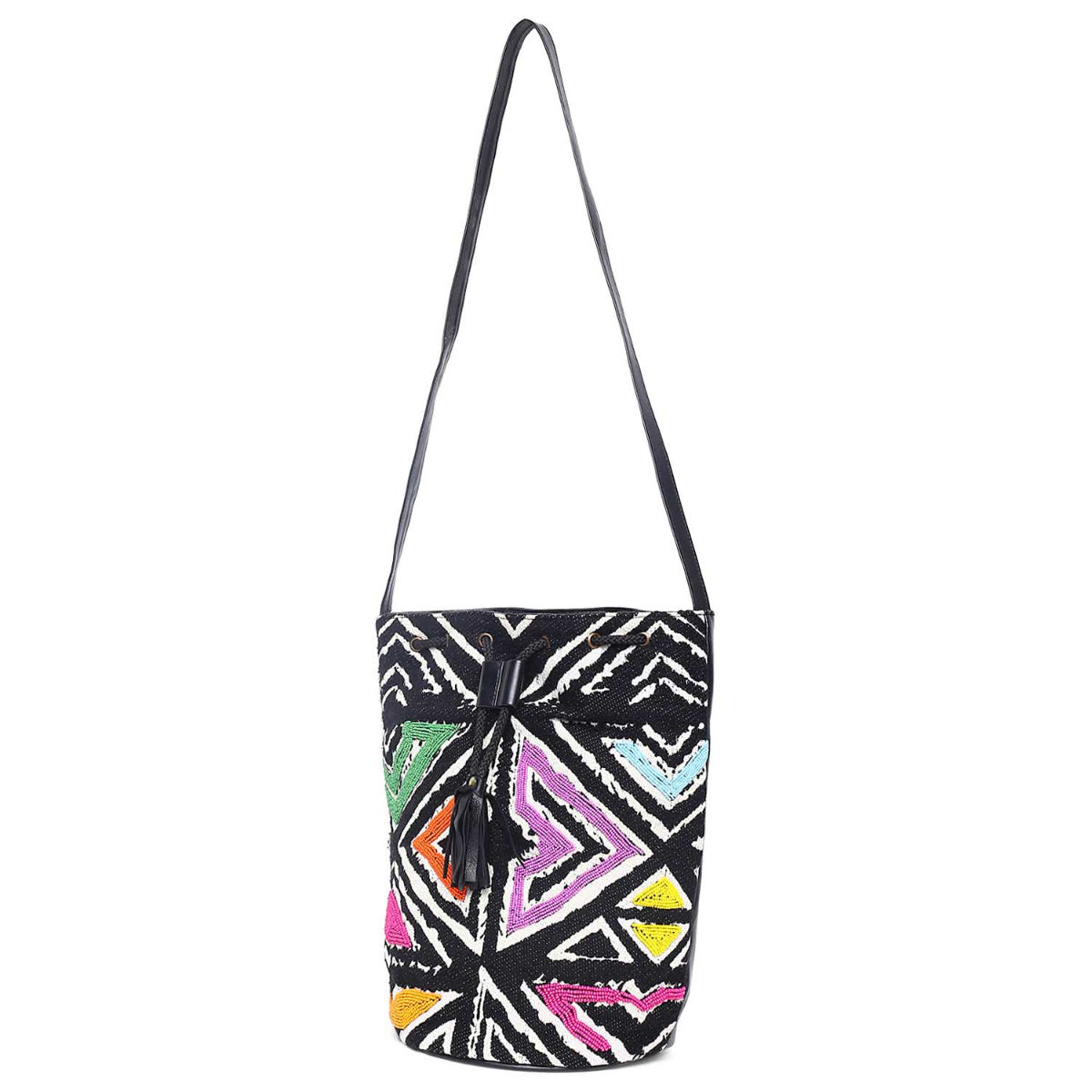 Buy The Purple Sack Multi-Color Bucket Bag Online