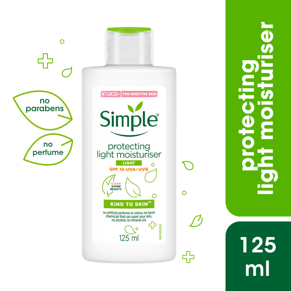 simple light moisturizer spf 15