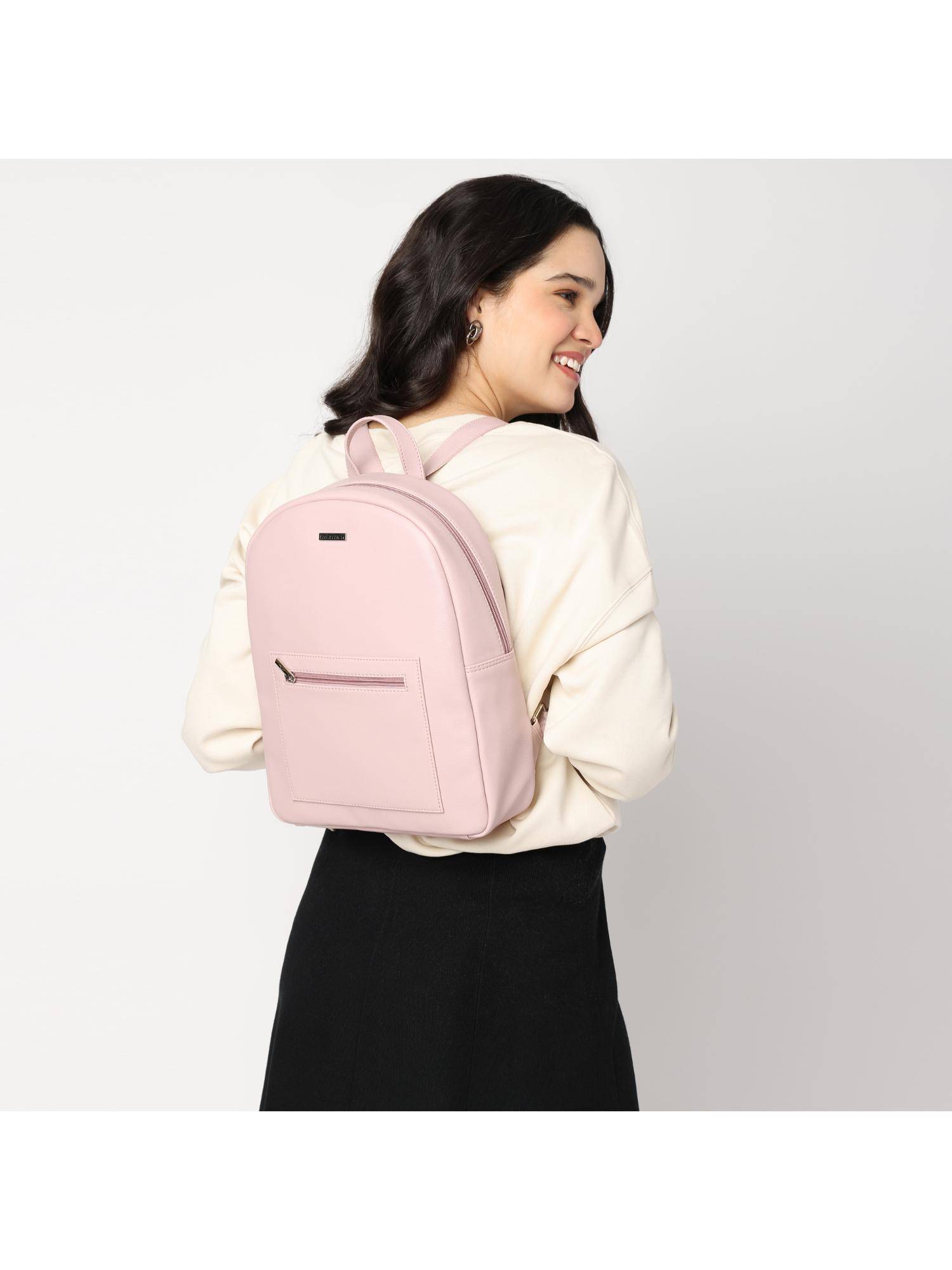 Fastrack Pink Zip Mode Backpack
