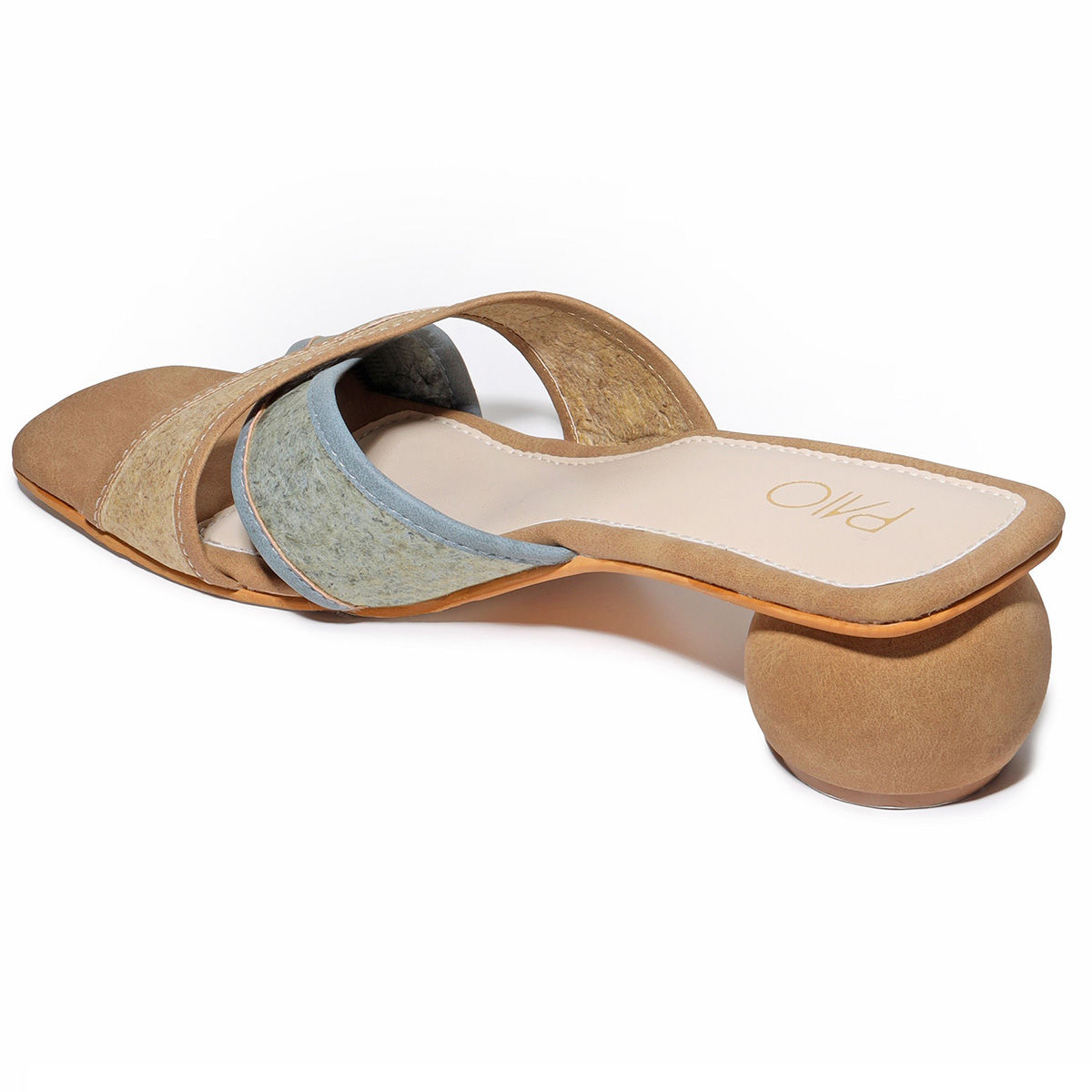 Buy PAIO Akasa Crisscross Beige Block Heels Online