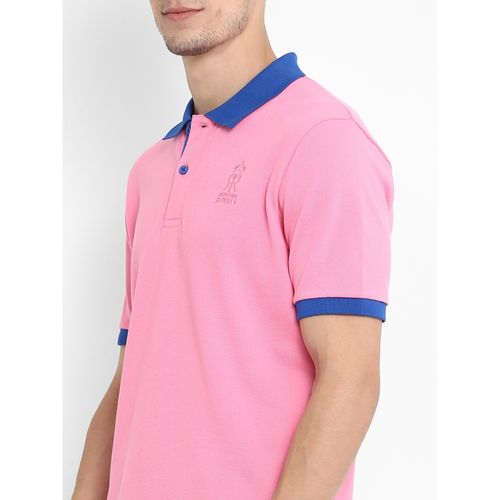 Alcis Men Blue Pink Rajasthan Royals Original Matchday Jersey