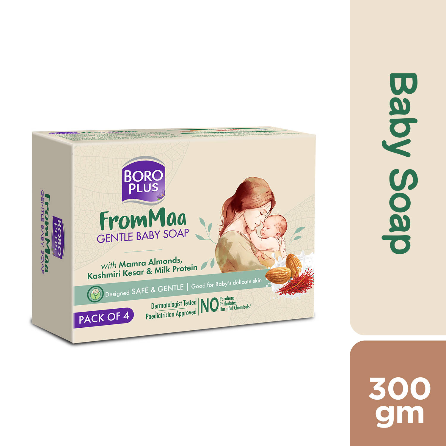 Boroplus From Maa Baby Bathing Soap - Pack Of 4
