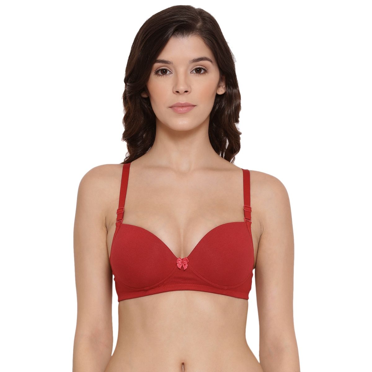 Buy Lux Lyra 523 poppy red Cotton Jullia Padded Bras online