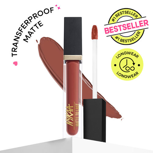 Nykaa Matte To Last ! Transferproof Liquid Lipstick - Madras Kaapi -05