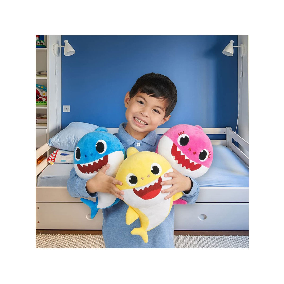 Baby Shark Plush Cuddle and Sing with Plush Toy 18 Inch Mommy Shark for ...