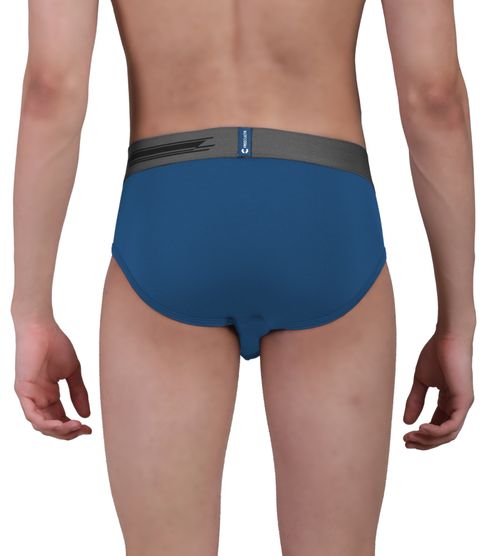 FREECULTR Men's Anti-Microbial Air-Soft Micromodal Underwear Brief, Pack of  2 - Multi-Color (S)