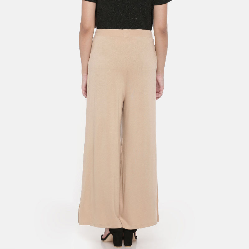 Go Colors Wheat Knit Palazzo: Buy Go 