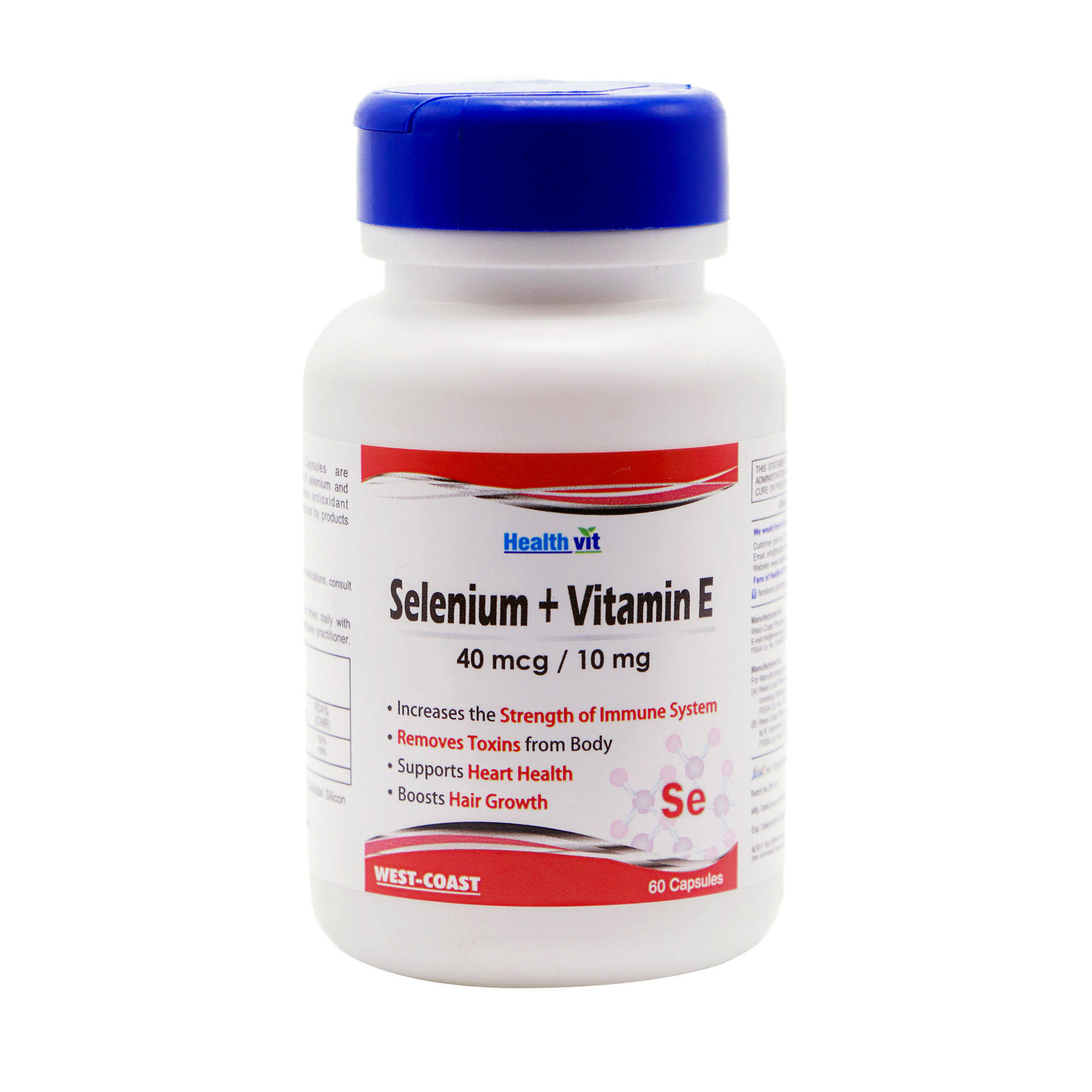 Healthvit Selenium 40 mcg and Vitamin E 10 mg