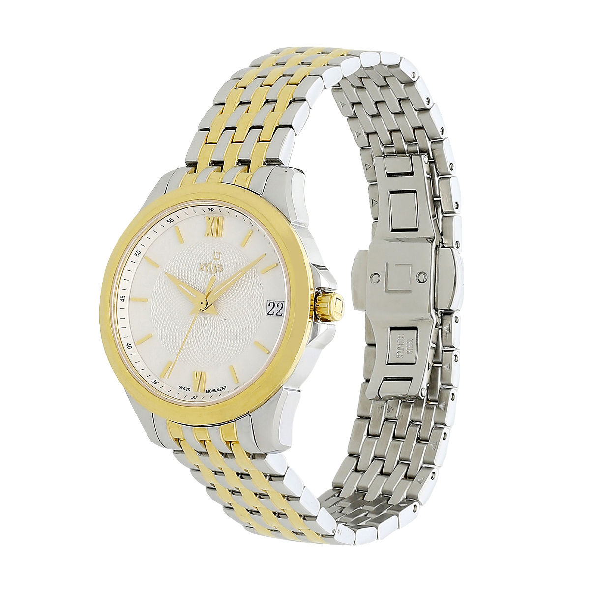 Xylys White Dial Two Toned Stainless Steel Strap Watch Buy Xylys White