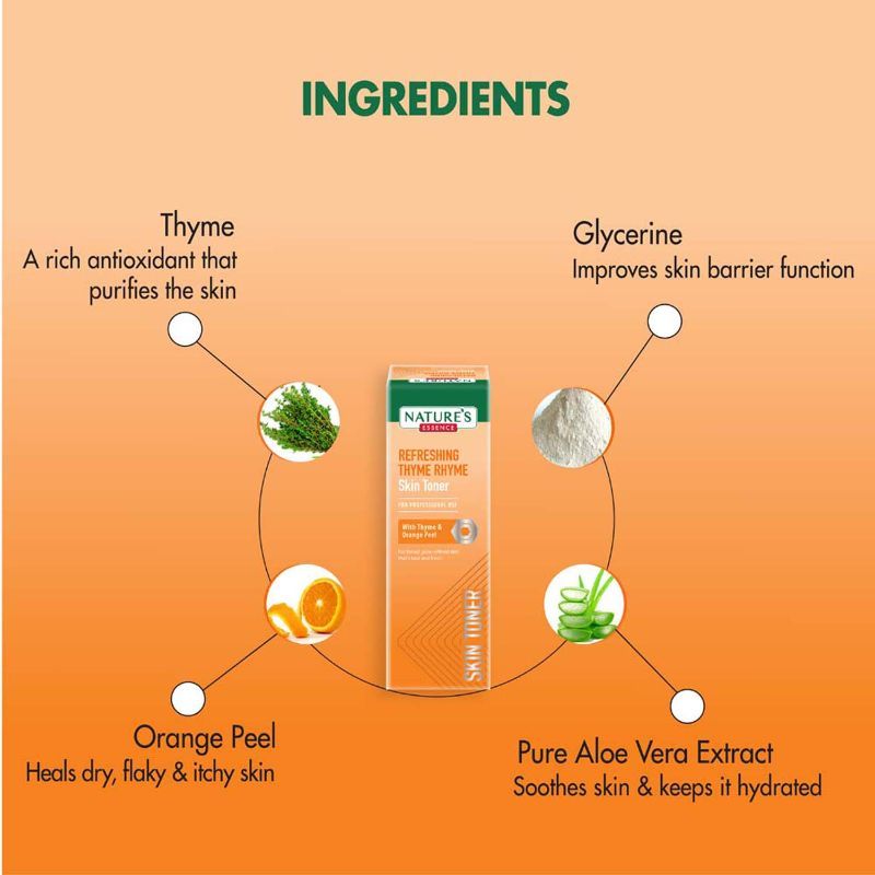 Nature's Essence Refreshing Thyme Rhyme Skin Toner Buy Nature's
