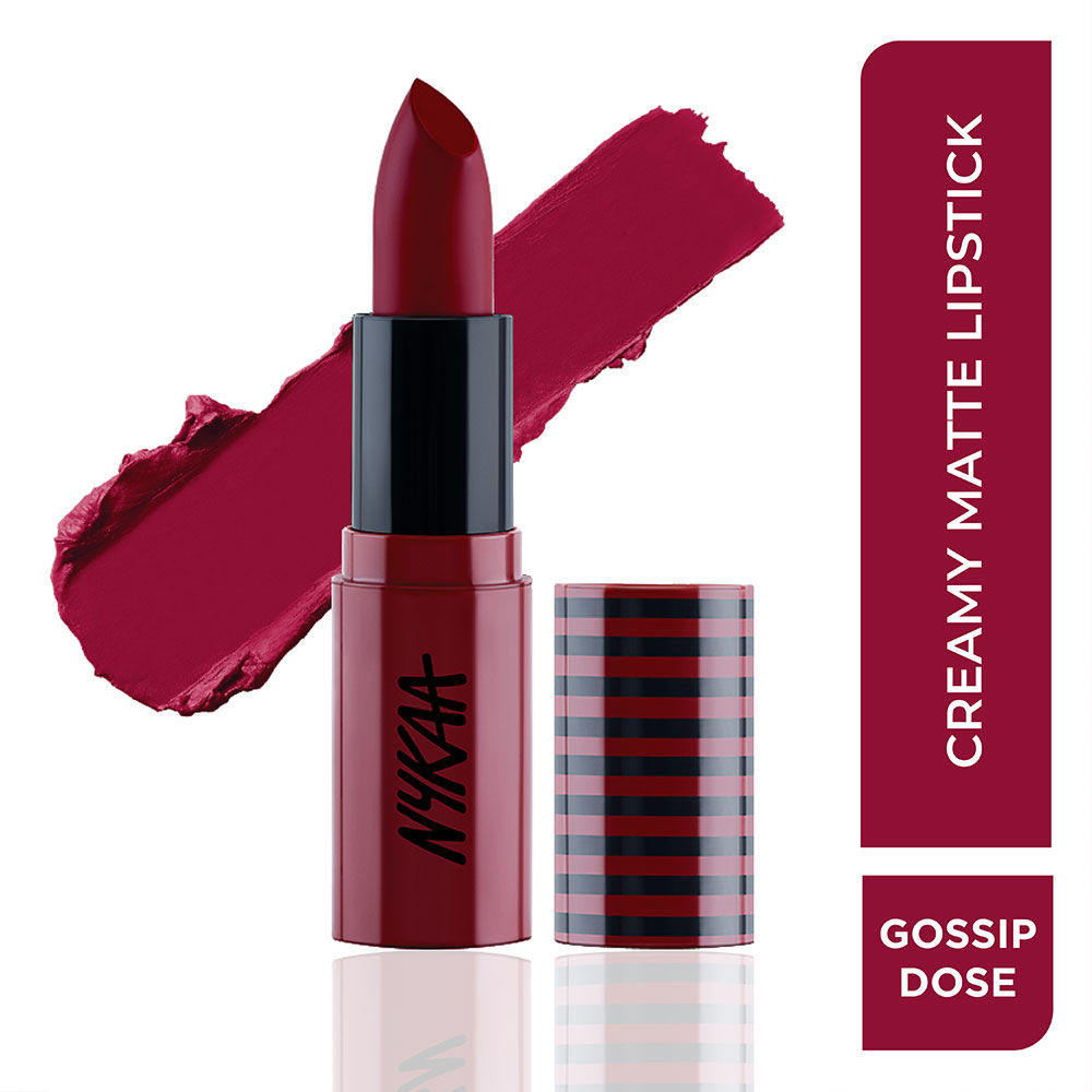 Nykaa So Creme! Creamy Matte Lipstick - Gossip Dose Reviews Online | Nykaa