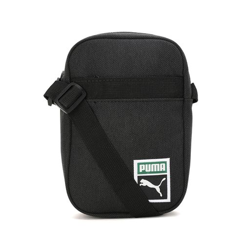 Puma Originals Compact Portable Unisex Black Shoulder Bag - Main Image