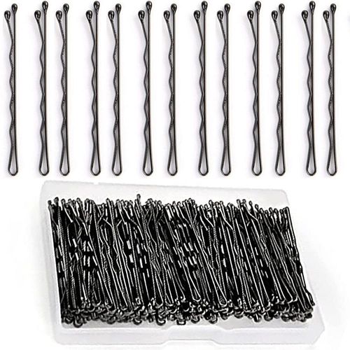 Bronson Professional 100 Pcs Bobby Hair Pins Big Thick Black Ball Tip Metal
