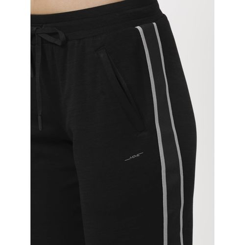 Buy Women's Microfiber Fabric Straight Fit Trackpants with Stay Dry  Treatment - Black MW54