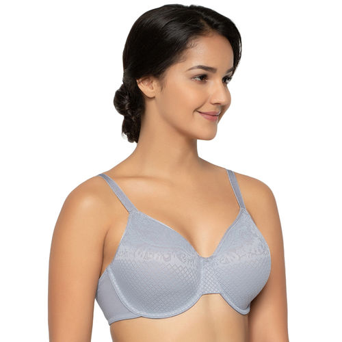 Buy Wacoal Minimizer Non Padded Underwired Lace Bra -857210 - Blue