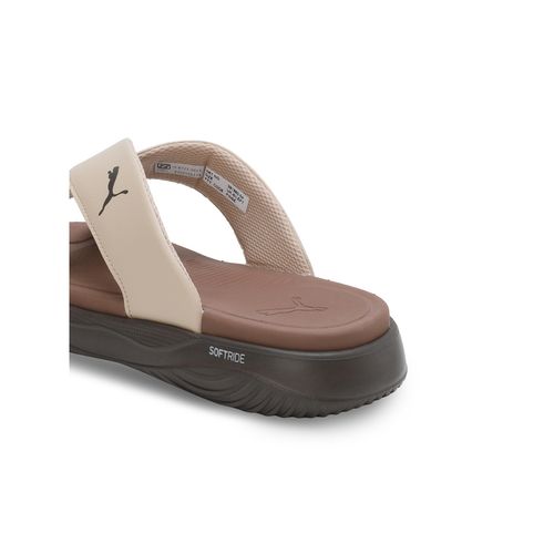 Buy Puma Softride Seave Slip Unisex Brown Sandals Online