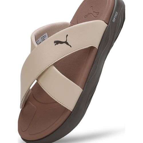 Puma Softride Seave Slip Unisex Brown Sandals (UK 10)